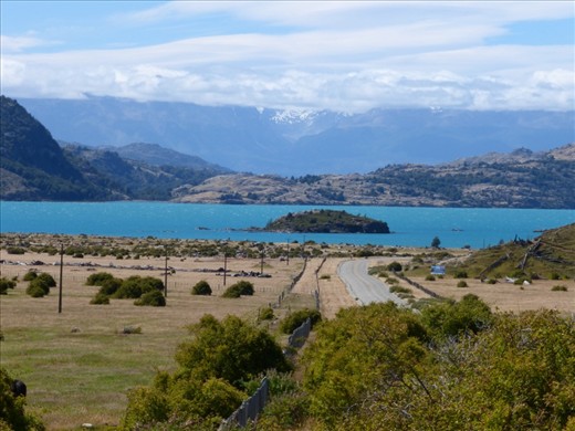 This is a part of Lago Buenos Aires along the C. Austral.