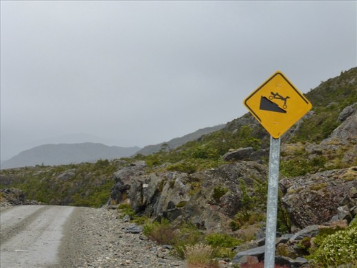 some cyclist must have had good weather up here.