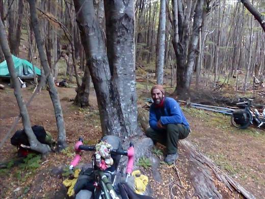 The Eco campground - Marcel the owner.
