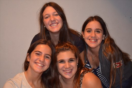 the young girls group of the family gathering.