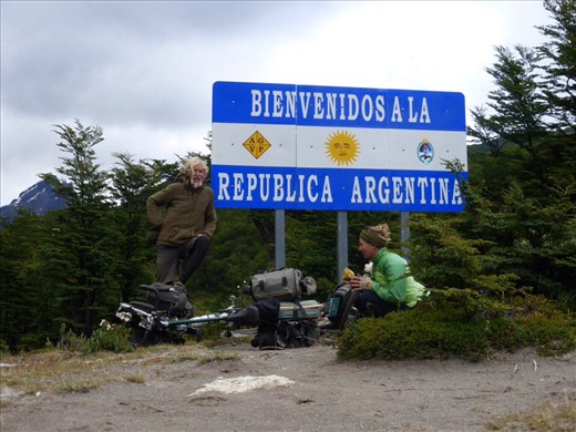We set up our bikes for a photo shoot, but the wind blew them both over....