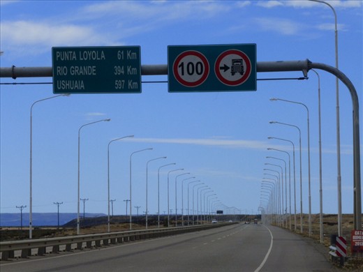 Leaving Rio Gallegos...