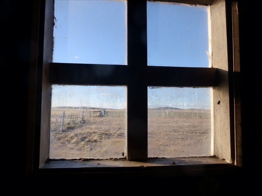 view from our refugio in the pampa in Chile