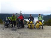 Ed, Francisco, James and I heading for the last pass to Ushuaia : by margitpirsch, Views[213]