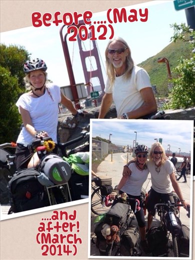 Before and after. May 2012- March 2014.