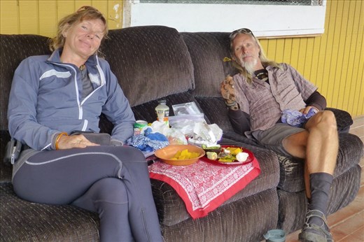 First lunch on the road again!