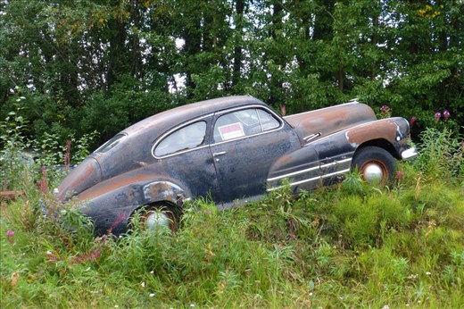 Every house here seems to have it's own junk yard!