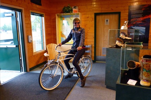 A new bike for Margit at Beaver Creek.
Much lighter!