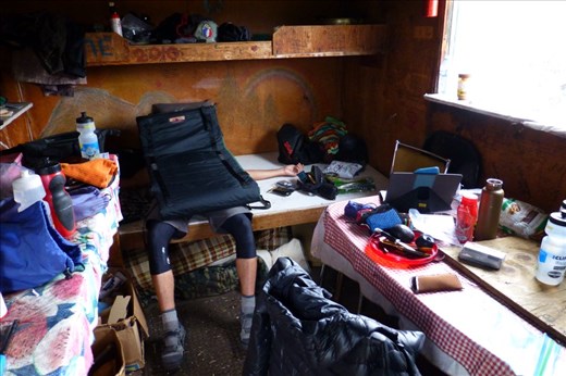 Cozy and hot - a shelter in the storm