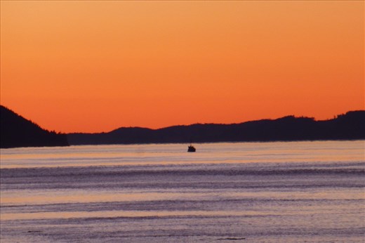 last night on the ferry.