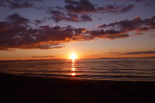 First night back on land in Birch Bay. Camping.
