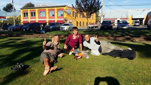 Fun with Marina and Ernesto in Duncan, Vancouver Island, BC