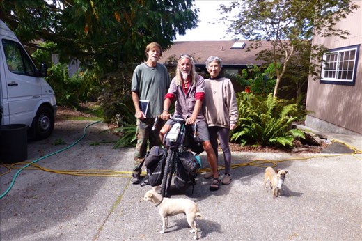 James with Alan and Yoko!