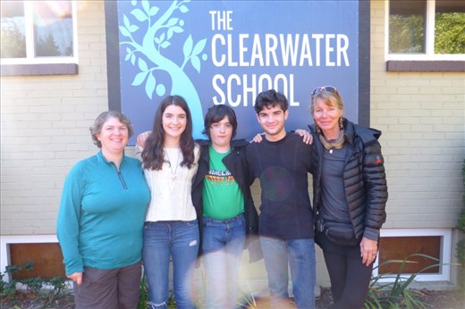 Ailcia and her crew at Clearwater School in Snohomish.