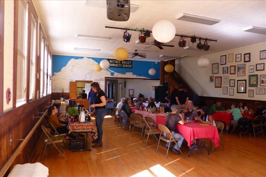 community Sunday breakfast in Petrolia