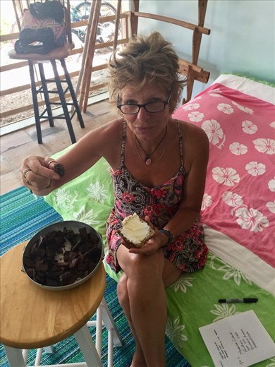 ...melted chocolate lunch and yes, I did share and it was/is still delish.