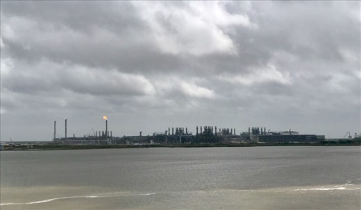 Refineries, oil digging, oil tankers.....money rules our planet.