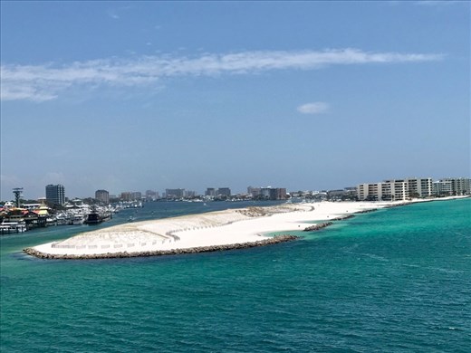 The sand is getting whiter. Destin Harper.