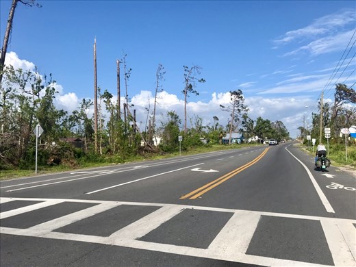 Riding towards Panama City...