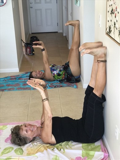 .....and time for yoga in the morn!