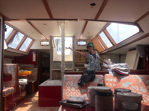 Pangaea - Erika and Achim’s sailboat - grossed the ocean many times. I sailed a pass with them from Tobago to Grenada.