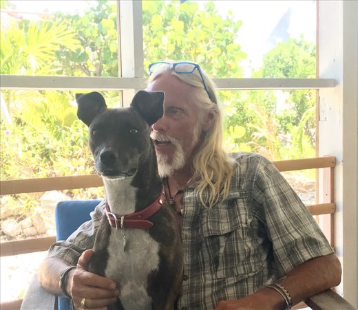 James and “Boots” on Little Torch Island.