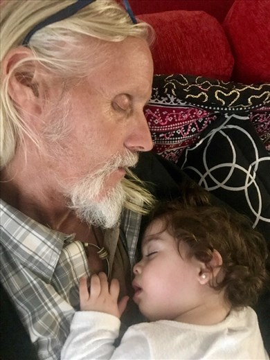 Those two hit it off! Little Estefania!