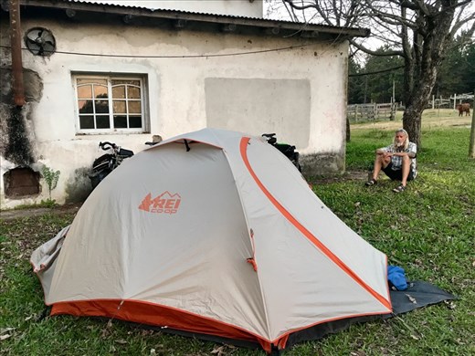 Camping on the side of the road at a farm is what we do best.