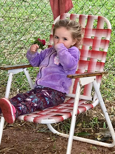 Lunch on the side of the road with this beauty!