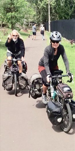 We got escorted out of Curitiba - way to go!