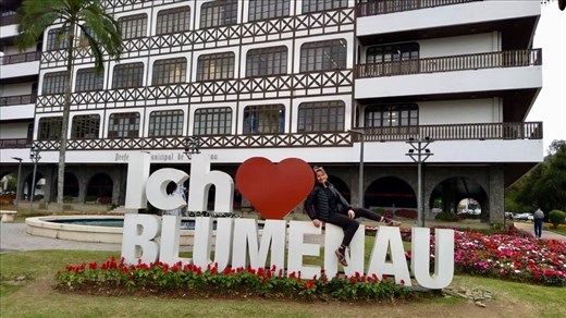 A “wanna be” German town.