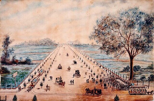 Ave. Paulista constructed in 1891.