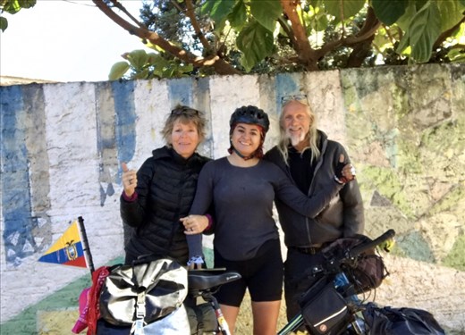 Saying good bye ...she is heading to Ushuaia.