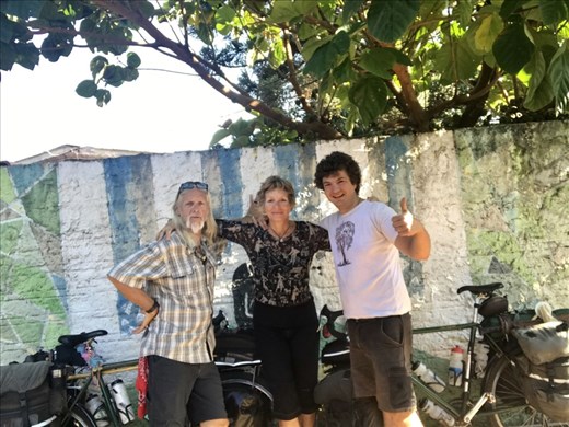 Another German guest before we leave. Fun was had!!