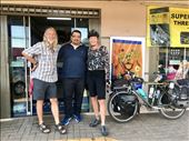 Saying good bye to our Casa Ciclista host! : by margitpirsch, Views[232]