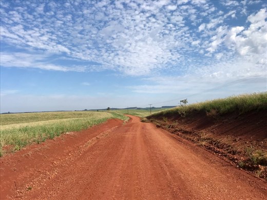 Taking a short cut on the dirt