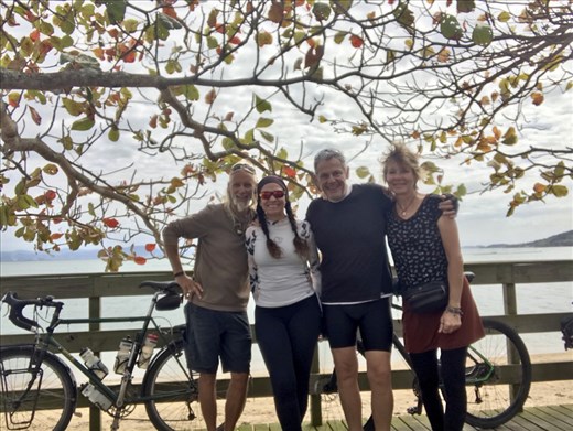 A Saturday with these fine people!!! Riding bikes and eating, drinking and being as merry as 4 people could possible be!