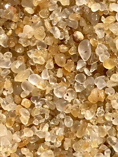 Estaleirinho Sand up close.