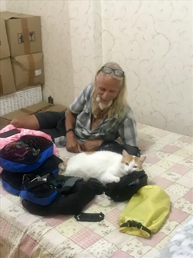 Bisquioto, our WarmShower host, is quite the character!