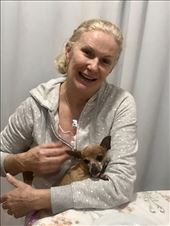 Our WS host with Nina, the tiny dog: by margitpirsch, Views[129]