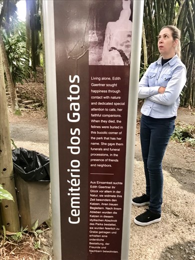 Story of Edith...my tour guide Kerly for the day in the background.