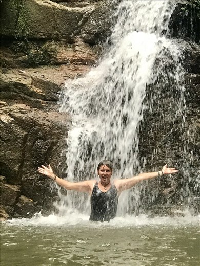 Look at this! Thanks to connecting with locals, we found this little gem deep in the forest!