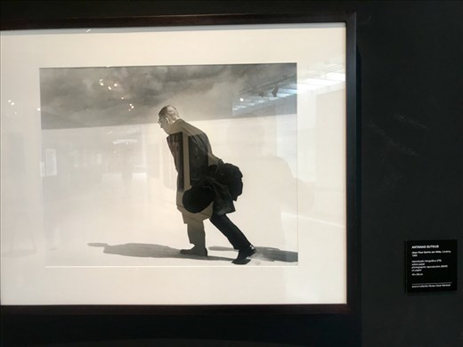 A photograph of Jean Paul Satre!