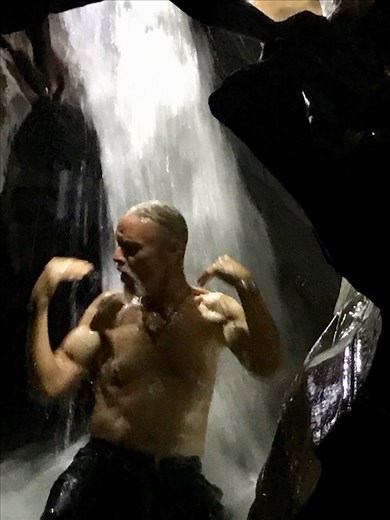 James enjoying this incredible experience. 