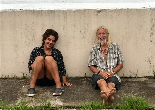 Chilling at the house.