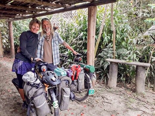 Got to spent the night for free in this campground in Bombinhas, because it’s winter.