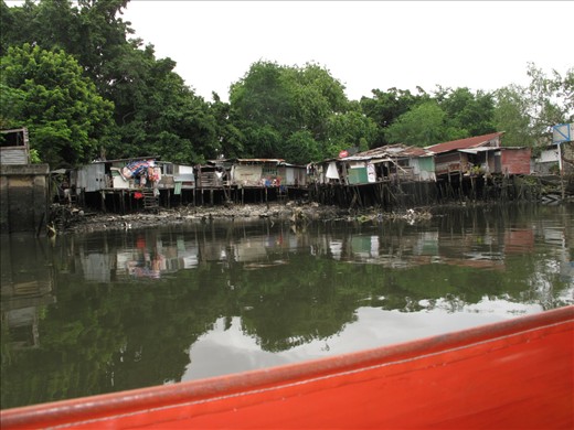 Canal slums