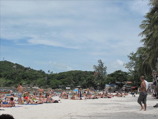 Haad Rin Beach, home of the Full Moon parties