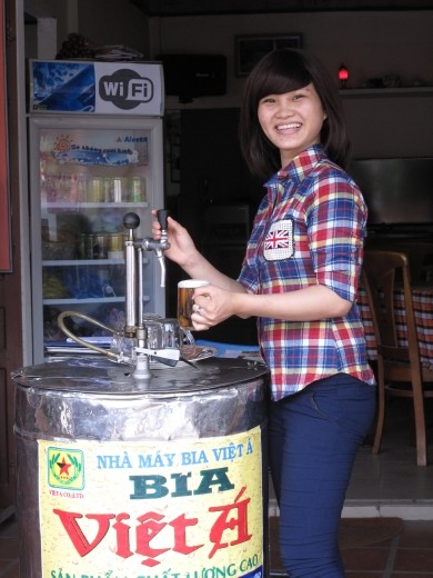 Bia Hoi @ 15c per glass