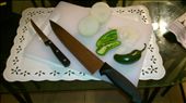 Slice and cut for the salsa. Jalapeños with no seeds! Unless you like hot...: by mariad-osa, Views[376]